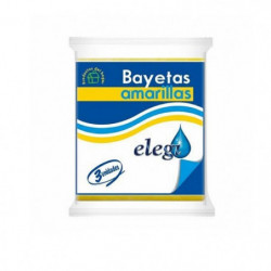 Bayetas Amarillas (3 u) ELEGI