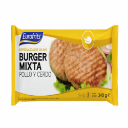 Burger Mixta Pollo/Cerdo...